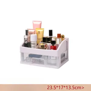 Cosmetic Desktop Storage Box Multi-Layer Drawer Household Dustproof Storage Box Simple Transparent Organize the Shelves