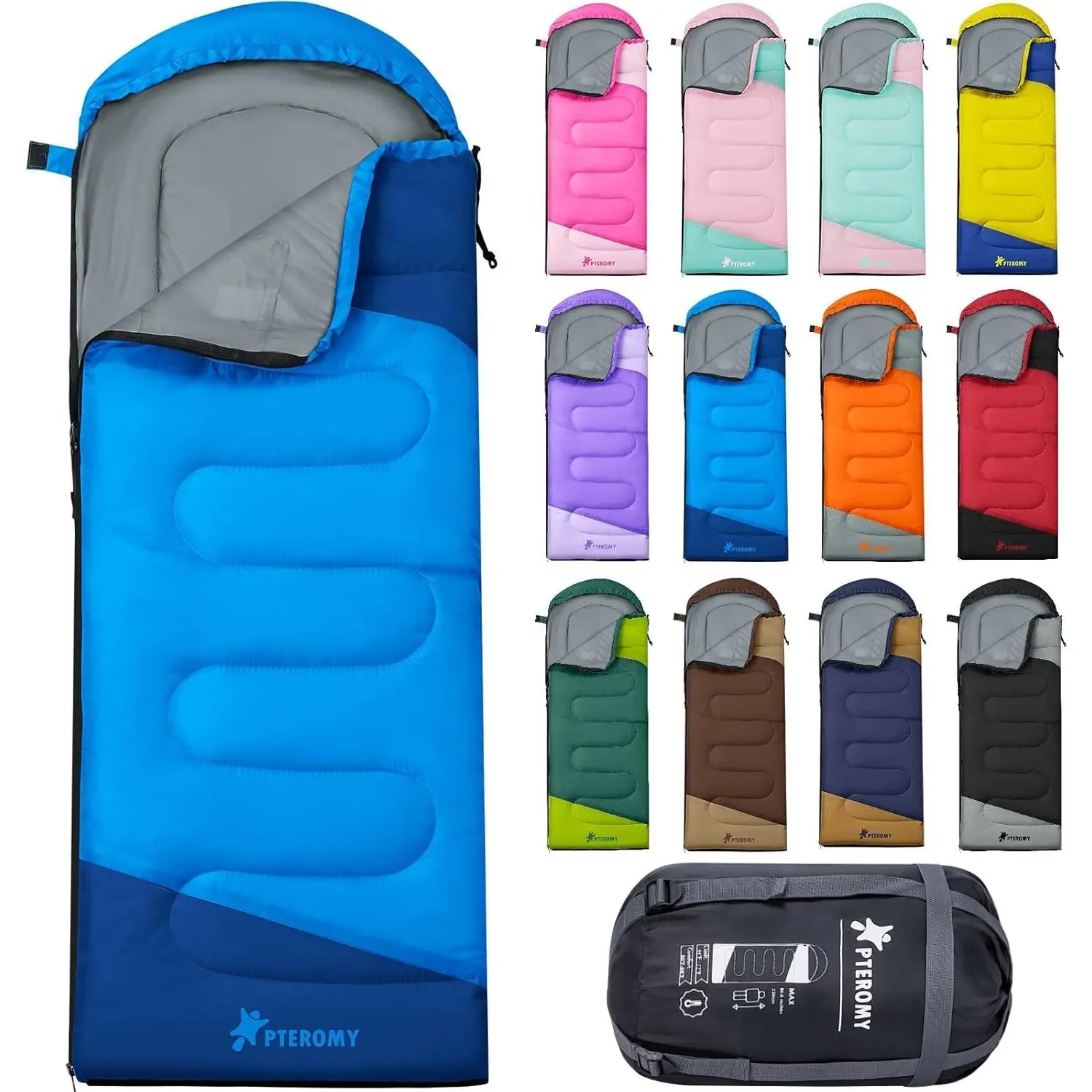 Wearable Full Body Sleeping Bag, Unisex Adult - Warm, Lightweight, Water Resistant, and Machine Washable for Cold Weather Camping & Hiking, Backpacking