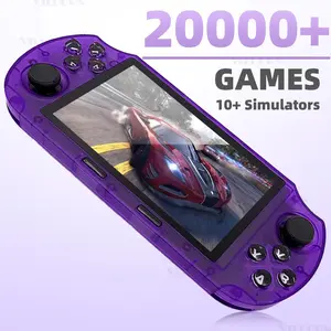 Sf3000HD Retro Handheld Game Player, 4.5-Inch IPS Screen, 20000+ Games, Ps1/gba/sfc Compatibility, New Model, Lithium Button Cell Battery