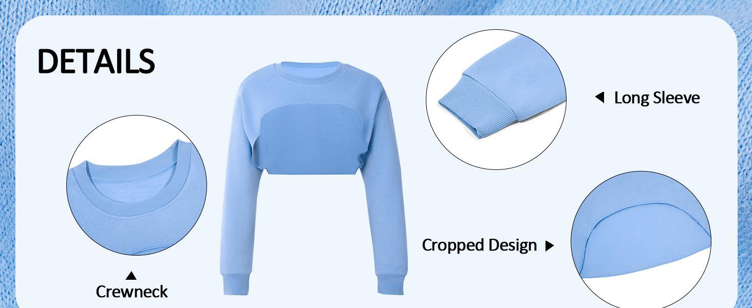 Imily Bela Womens Cropped Sweatshirt Shrugs Long Sleeve Workout Gym Cover Ups Bolero Shrug Y2k Super Crop Tops