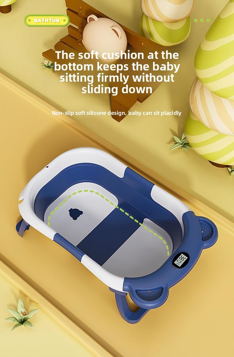 Must-Have Baby Essential!Collapsible Bath Tub for Sit & Lay Bathing