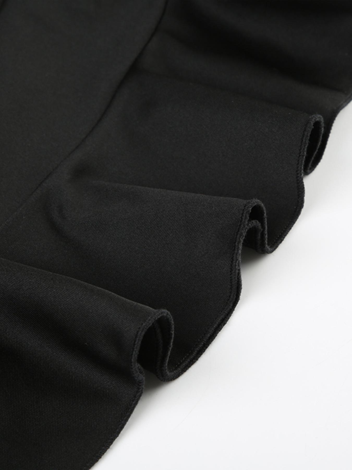 Women's Solid Ruched Drawstring Side Ruffle Hem Skirt, Fashion Casual Mini Skirt for Party Holiday Vacation, Short, Ladies Summer Bottoms Birthday Gifts, Street Fashion Skirt