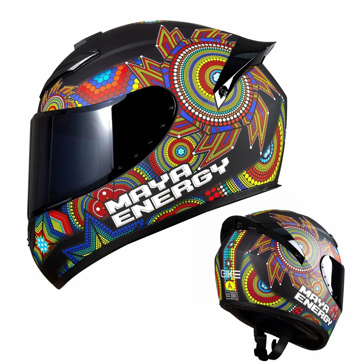 New High-Quality Motorcycle Off-Road Full Helmet, HD Lens, Electric Bike Safety Helmet, Unisex, All-Season, Daily Riding & Rally