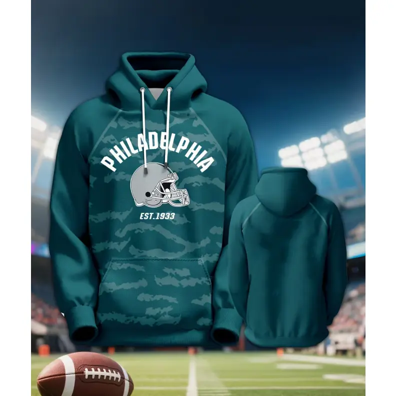 Retro Football Mascot Graphic Hoodie, Unisex Football Fans Hoodie, Fans Outfit, for Party, Retro Game Day Gift, for Sport Fans - Game Day Hoodie #    Unisex Hoodie
