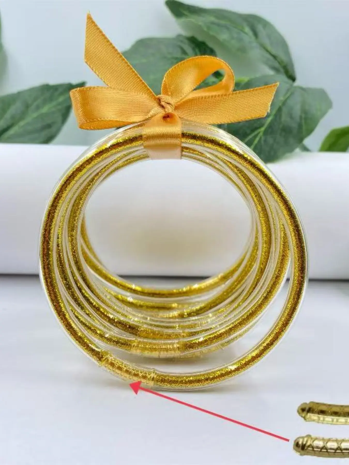 Classic 9-Piece Silicone Jelly Bangle Set, Fashionable Stackable Bracelets, Stacking Bangle Bracelet, Christmas Party Jewelry, Gift for Friends and Couples