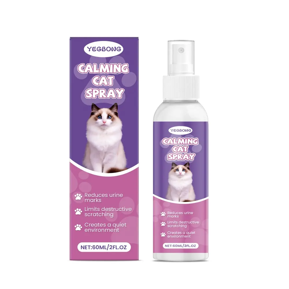 Yegbong Cat Care Spray - Calming and Gentle Care Spray to Prevent Scratching and Urination Disorders in Cats