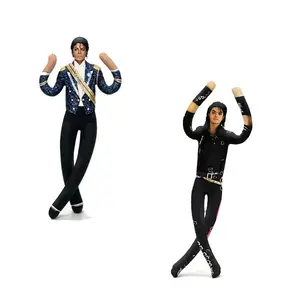Anime Michael Jackson Cosplay Prop Doll Plush Stuffed Figure Dolls Room Decoration Abstract Joint Mobility Props Gift