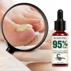 SUMIFANG 95% Upgraded Nail Serum 30ml – Contains scorpion venom, jojoba oil, and vitamin E to target thick and discolored nails, smoothing texture and strengthening the nail plate.