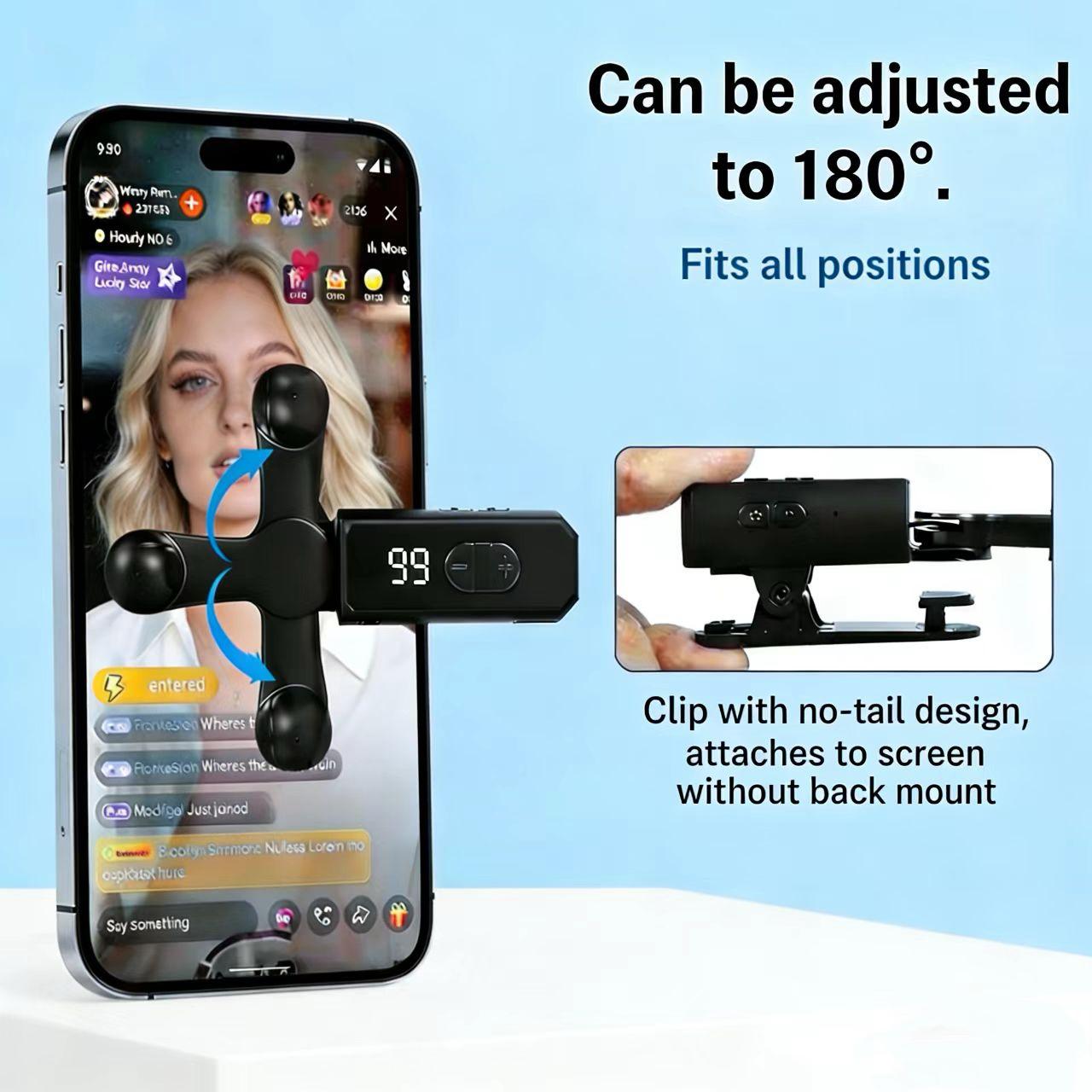 Smartphones Controllers Rechargeable Automatic Clicker Fast Screen Click Simulator Improved Clicker Speed Tool