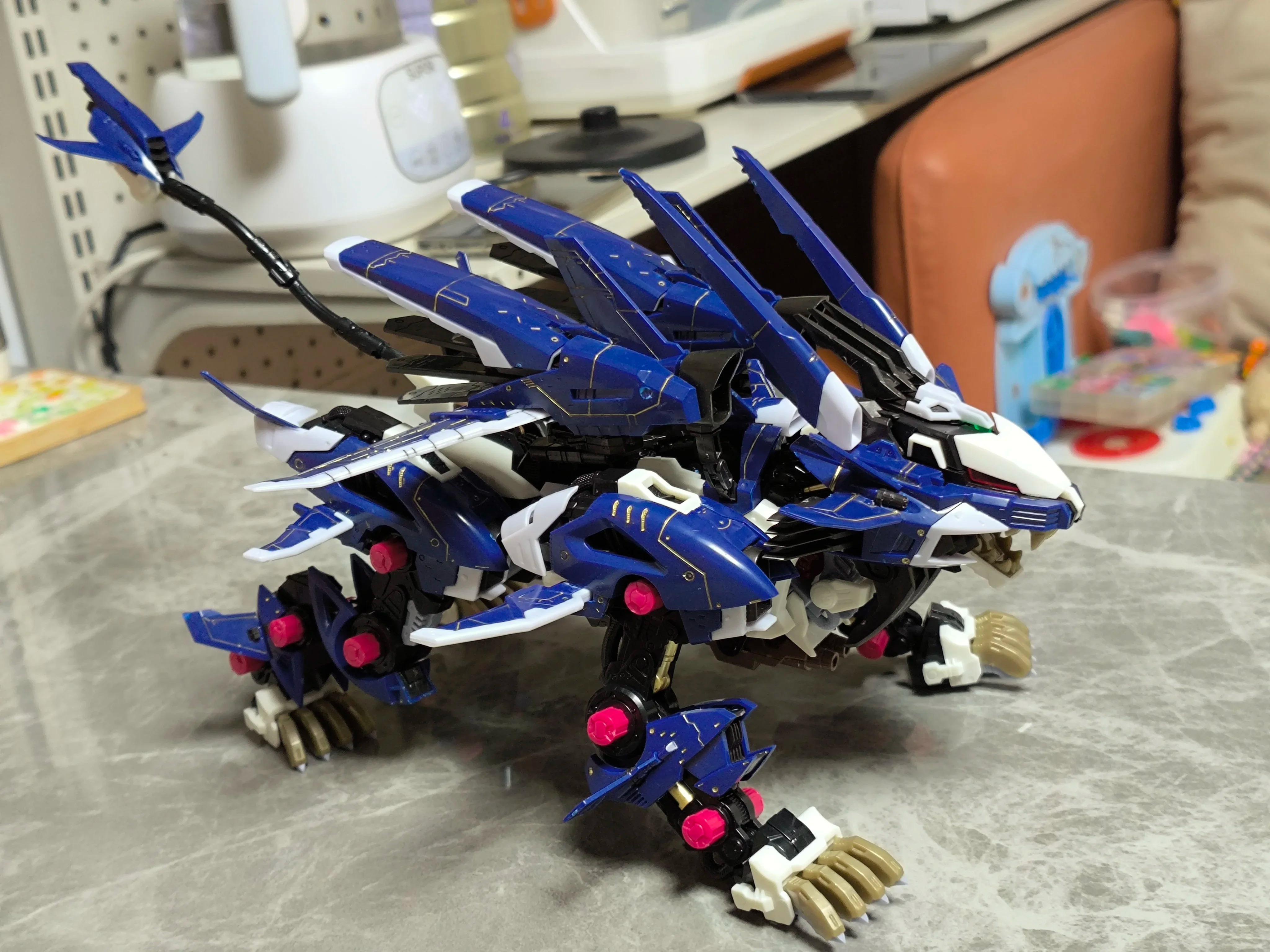 In Stock Hot Anime Zoids Bt Model Js003 Rpz-028 Blade Liger Bang Ver. 1:72 Scale Full Action Figure Model Christmas Gifts