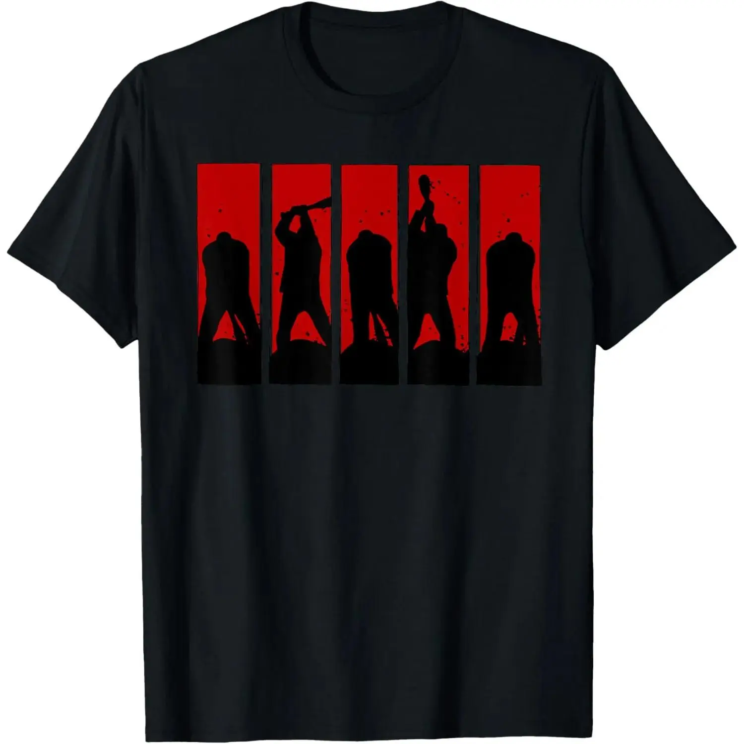 100% Cotton The Walking Dead Here's Negan 5 Panel T-Shirt