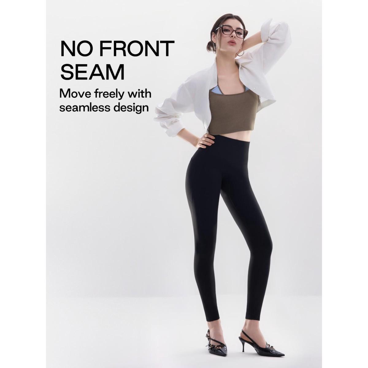 Leggings - 7/8、Full & Thick High-Waisted Shaping Leggings for Cycling , Running,& Fitness Gym Bottoms 2