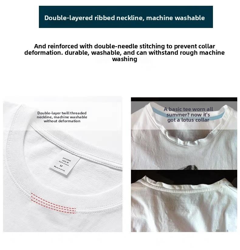 Summer New 100% Cotton Short Sleeve Middle - Aged Mom Top Women's T - shirt for Plus Size Fat MM Tummy Control Slimming Versatile Stylish Clothing