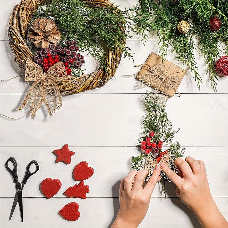 2m/roll Rural Style Jute Ribbons For Gift Packaging Diy Woven Retro Hemp Webbing Scrapbooking Handmade Christmas Wedding Decor