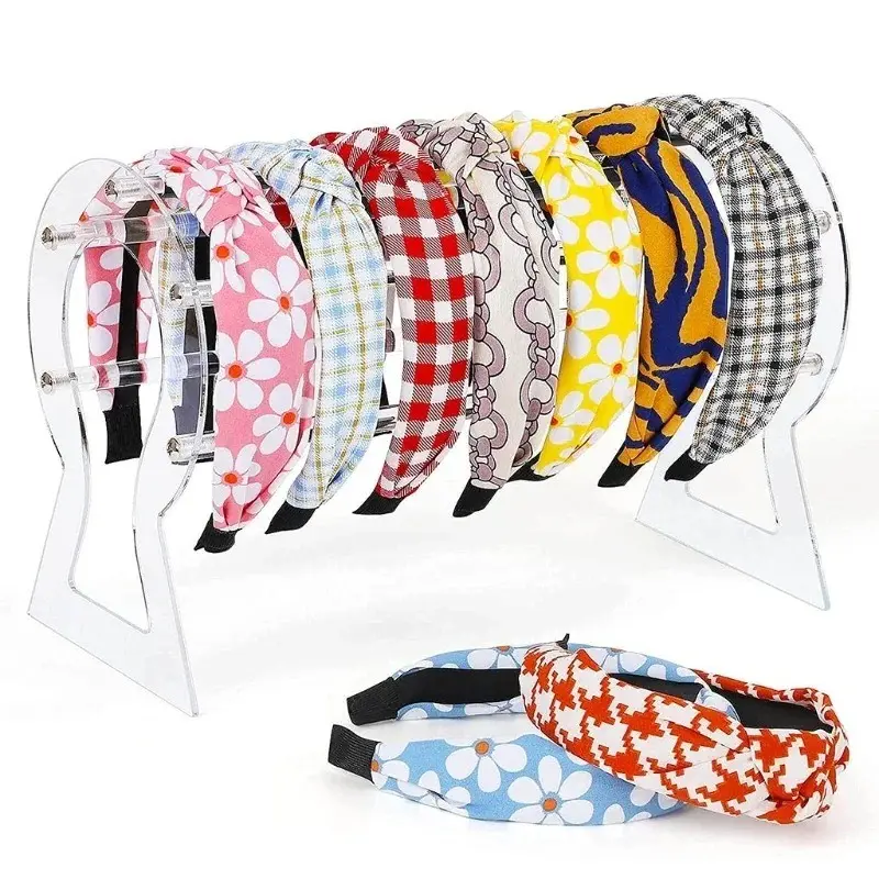 Acrylic Headband Display Stand, Multi Layer Clear Acrylic Hair Accessory Organizer, Ideal for Household Items Storage