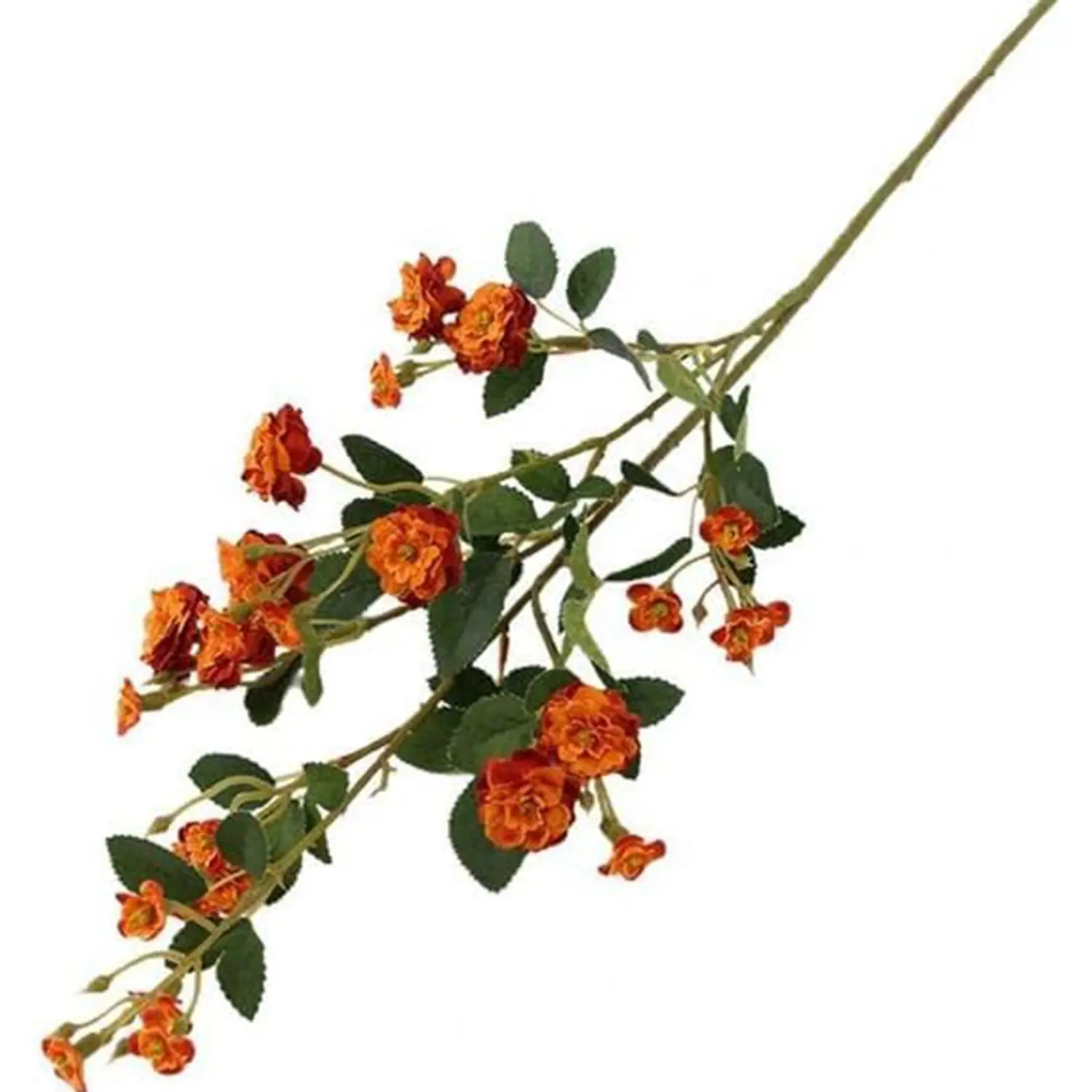 1pcs artificial flower Little Rose, UV resistant and romantic, suitable for party, home decoration, wedding, garden, office, indoor and outdoor use, birthday,Thanksgiving, Halloween and other festivals, suitable for decoration in all seasons in autumn