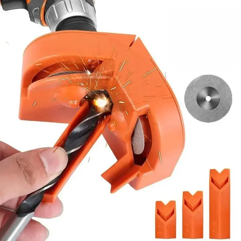 Portable Drill Bit Sharpener, New Drill Bit Sharpening Tool, Sandwheel Drill Bit Holder, Essential for Precision Drilling Tasks