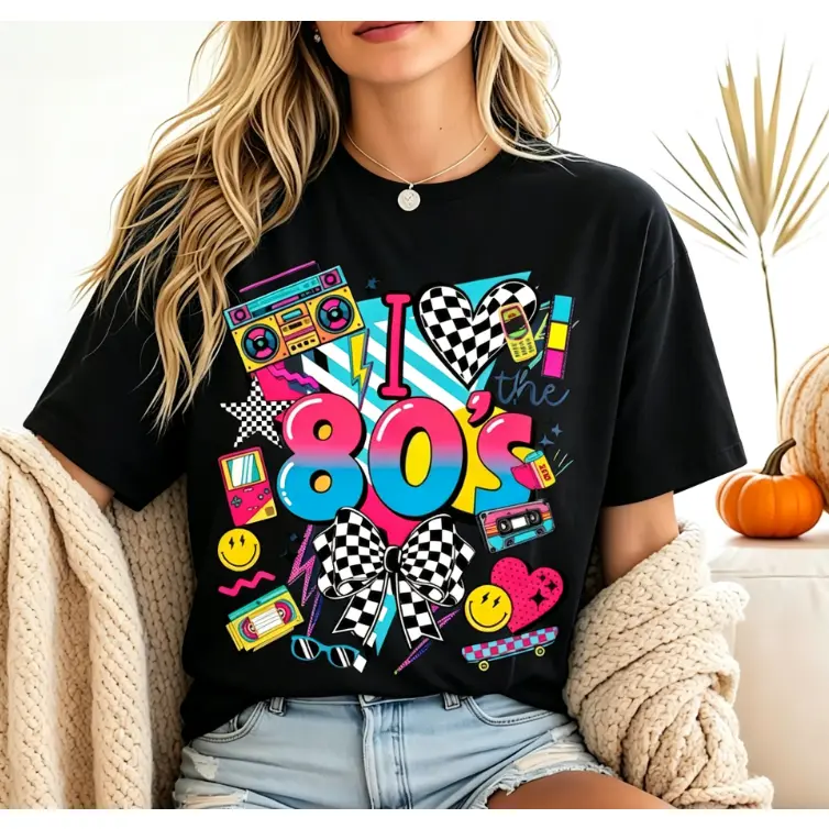 I Love The 80s 90s T-shirt Bundle, Eighties T-shirt, 80s 90s Birthday Retro T-shirt, 80s 90s Retro T-shirt, 80s 90s Party T-shirt, Love 80s 90s Vintage T-shirt, 80s 90s Theme T-shirt