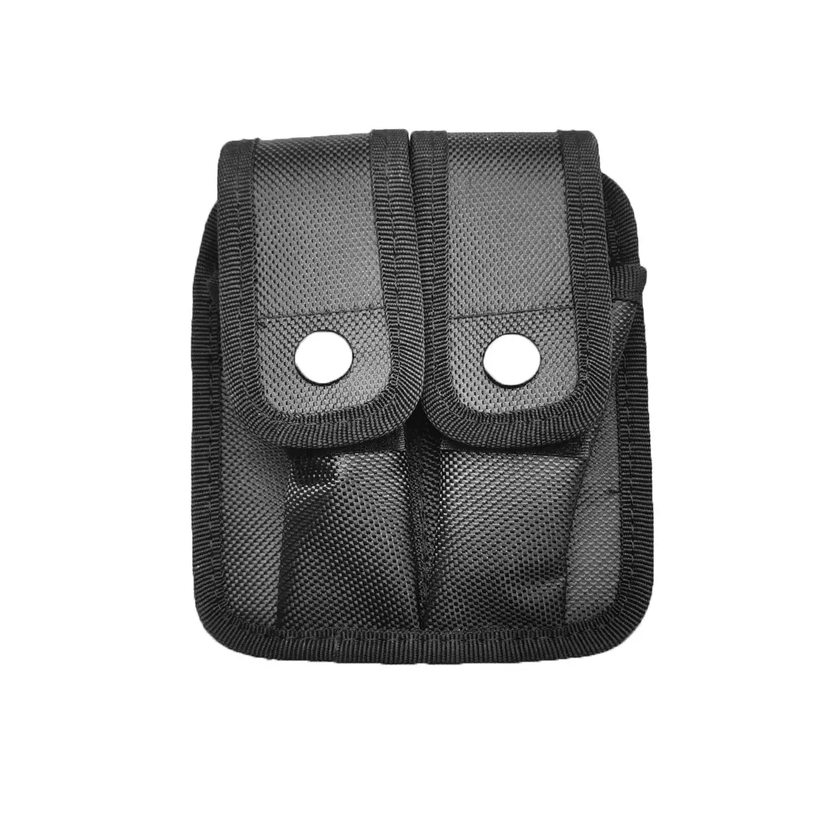 Hunting Magazine Pouch Dual Mag Bag Tactical Universal Kit, Fits Single or Double Stacks, Inner or Outer Waist Belt, Detachable Lid, Hidden Buckle, 5cm Wide Strap
