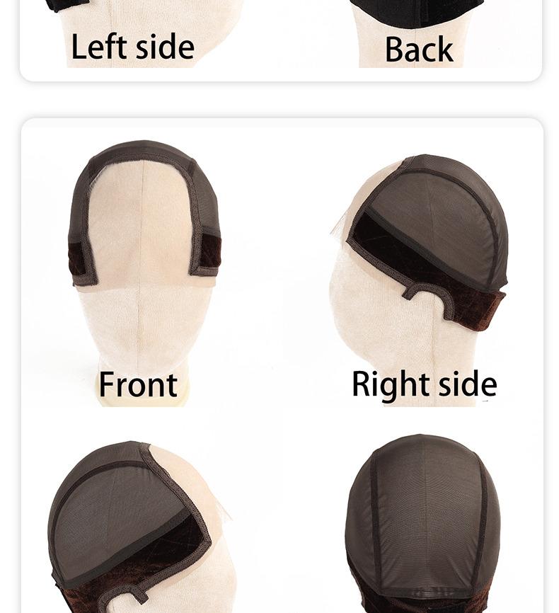 Adjustable Grip Band Wig Cap U-shaped 4*5 velvet silicone lace wig cap, popular dome mesh cap wig net cap