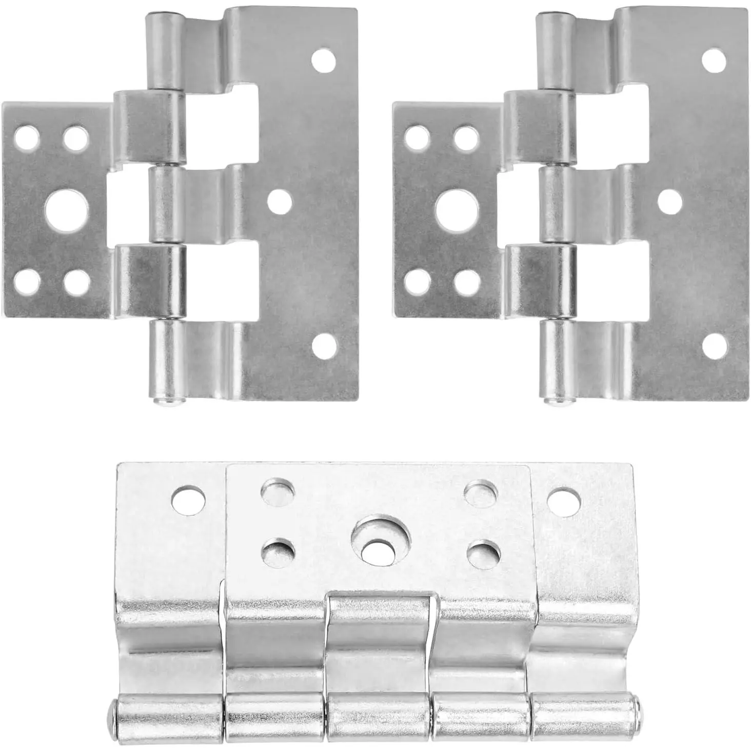 3 Pack Heavy Duty Zinc Alloy Door Hinges for Mobile Home Exterior Combination Doors - Replacement HardwareGift