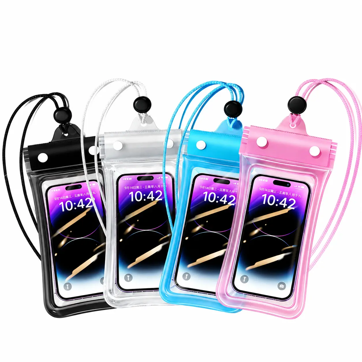 Waterproof Smartphone Case for Water Sports – Touch-Sensitive, HD Camera-Friendly, Buoyant Airbag Design Compatible with Diving, Snorkeling, Swimming, and Surfing – Full Submersion Protection Up to 10 Meters