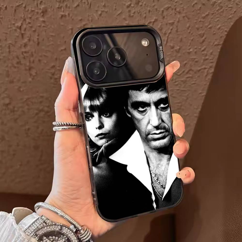 Classic Movie Scarface  Phone Case For iPhone 17,16,15,14,13,12,11,Pro Max,Plus Candy Silver Cover