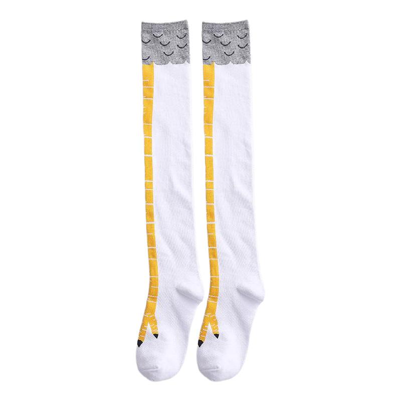 Men Women Funny 3D Chicken Socks Print Cartoon Cosplay High flexibility Thigh High Sock Cotton Fashion Thin Toe Feet 2025