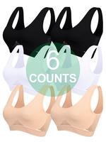 2 black + 2 white + 2 apricot.