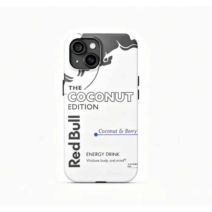 "Red Bull Energy" Design Film-Style Multi-Model Smartphone Case - Slim Cover, Smooth, Delicate Handheld, Scratch-Proof, Durable Protection for iPhone 12-17, Samsung S22-S26 Series, Ideal Gift Choice for Device Users, Mobile Phone Accessory, Design1
