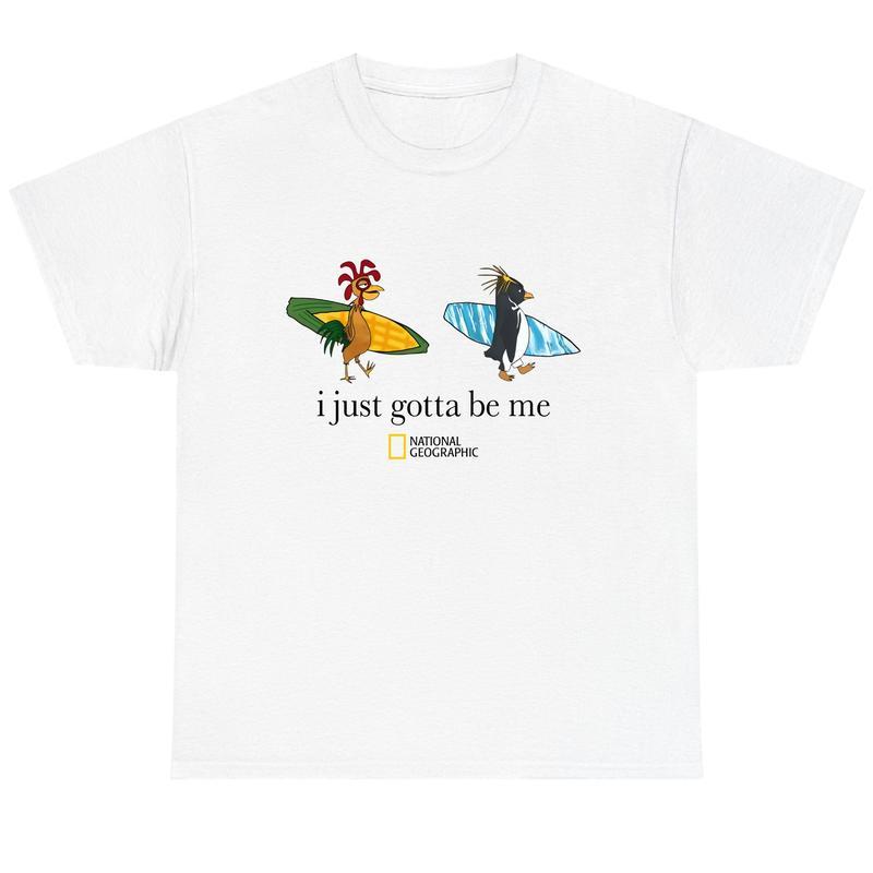 National Geographic "Going with the Flow" Unisex T-Shirt with Various Animals and Insects - Holiday Gift