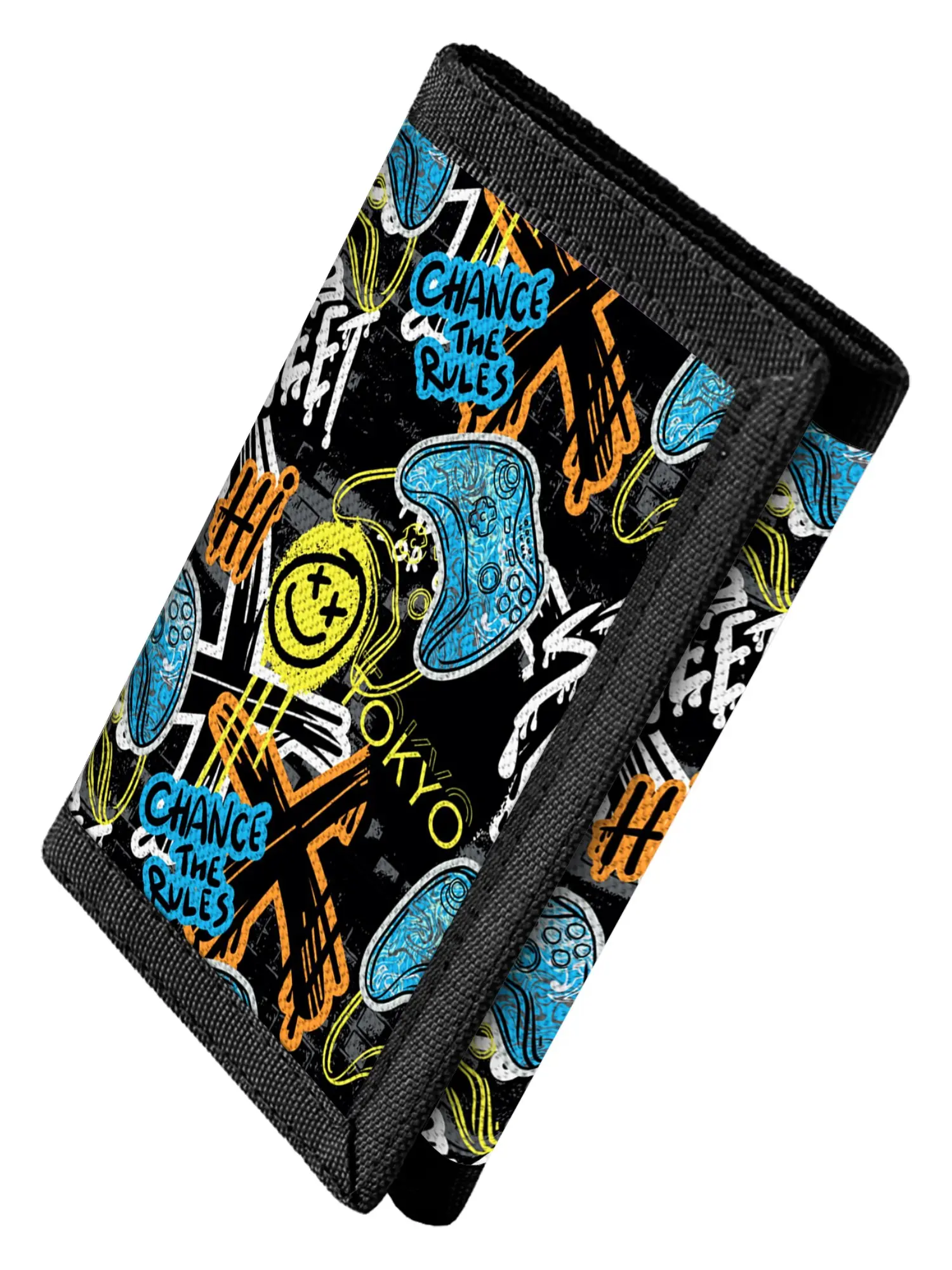 Practical Tri-Fold Wallet with Transparent ID Window, Includes Bill Holder and Card Slots, Ideal for Everyday Use