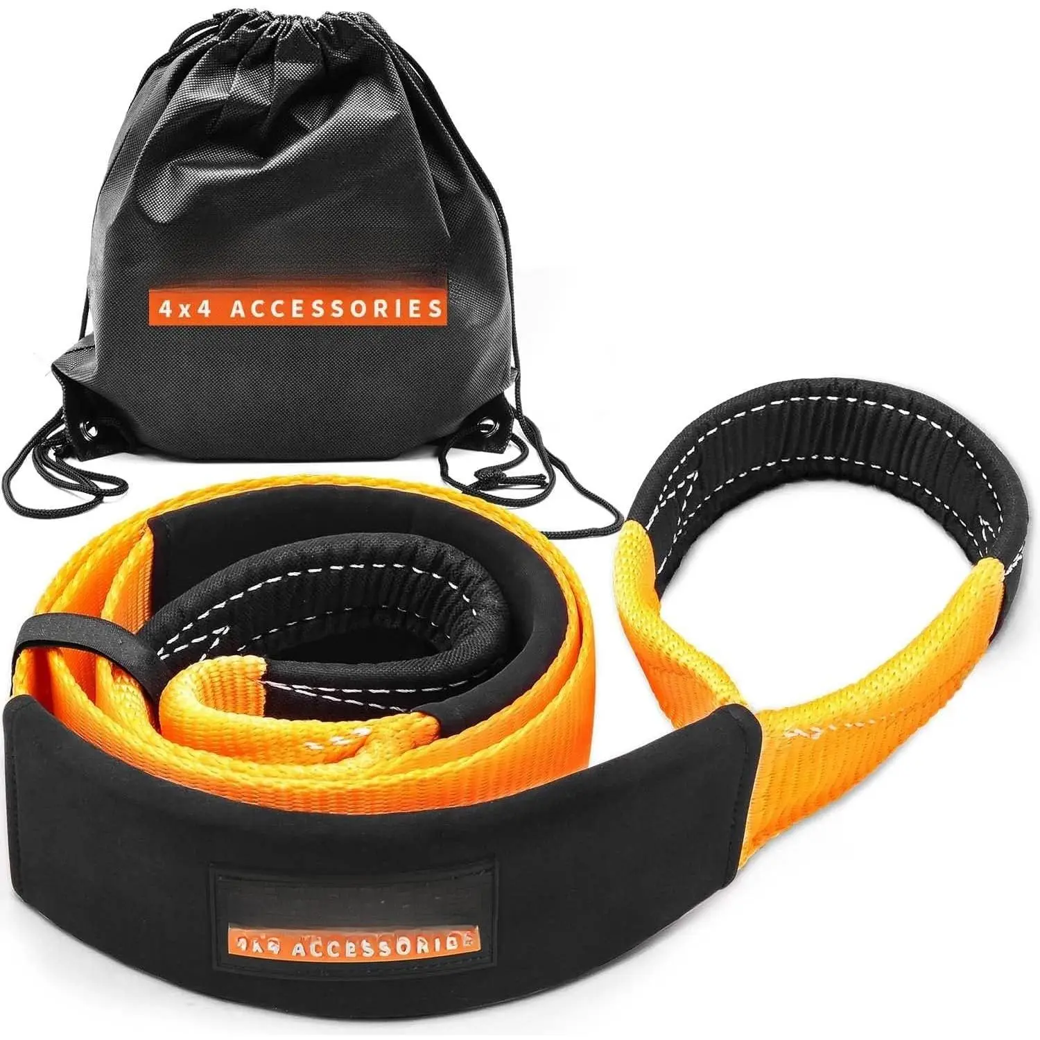 Tree Saver Strap 3in x 8ft Certified 36000Lbs Break Strength,   Tow Strap Winch Extension Rope with Oversize Carry Bag
