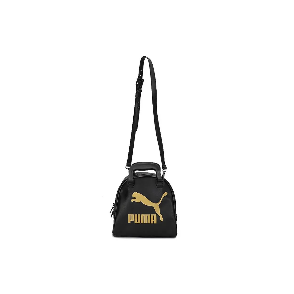 PUMA Sporty Casual Polyester Crossbody Handbag for Men and Women, Stylish Black