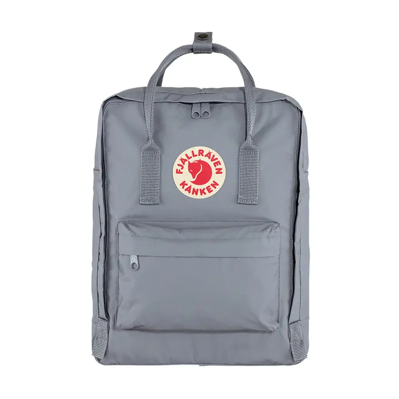 Fjallraven Kanken 16L Durable Backpack for Men and Women – Outdoor Hiking Travel Bag in Vinylon Stone Grey