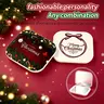 New Christmas Gift Party Favor, Portable Handheld Makeup Mirror with LED Light, Rechargeable, Multiple Colors Available, Lighted Hand Mirror