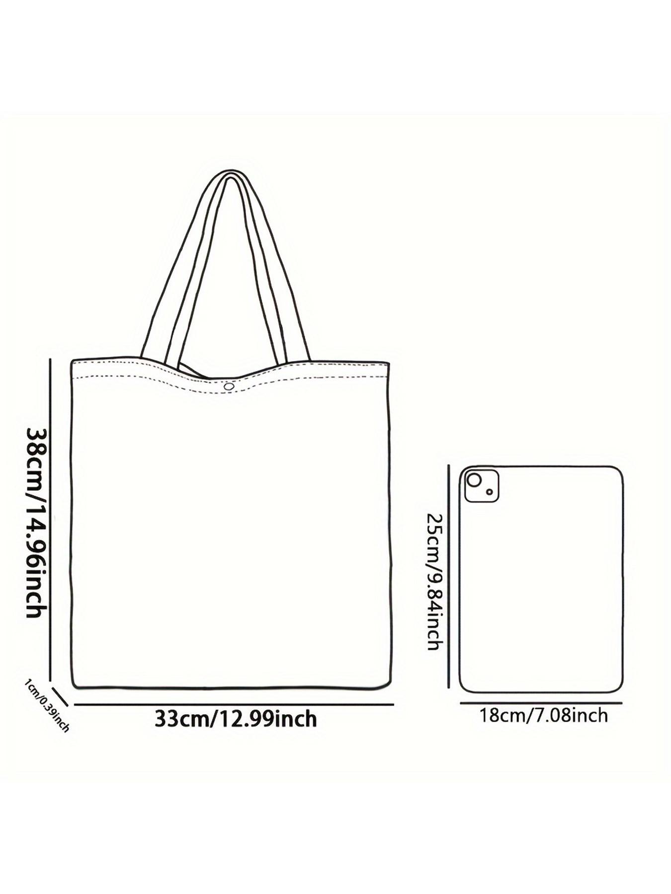Cute Cartoon Cat Pattern Tote Bag, Fashion Tote Bag, Casual Versatile Storage Bag for Women & Girls, Trendy All-match Bag for Daily Shopping Office and Various Occasions, Fashionable Patterned Bag, Cute Tote Bags