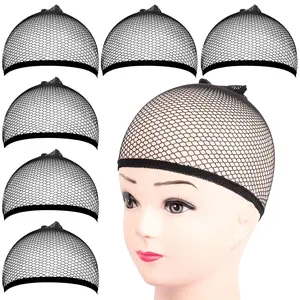 Home Supplies Fandamei 6PCS Wig Cap, 6PCS Black Mesh Wig Cap Net, Closed End Hair Mesh Net, Liner Weaving Caps for Women, Men, Kids, Wig Caps for Halloween, Cosplay