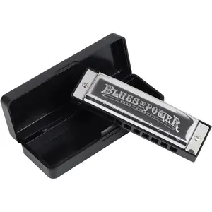 Blues Harmonica C Key 10 Hole Diatonic Harmonica A B D E F G Ab  Db Eb Gb 12   for Beginners, Seniors, Professional Players (C Key)