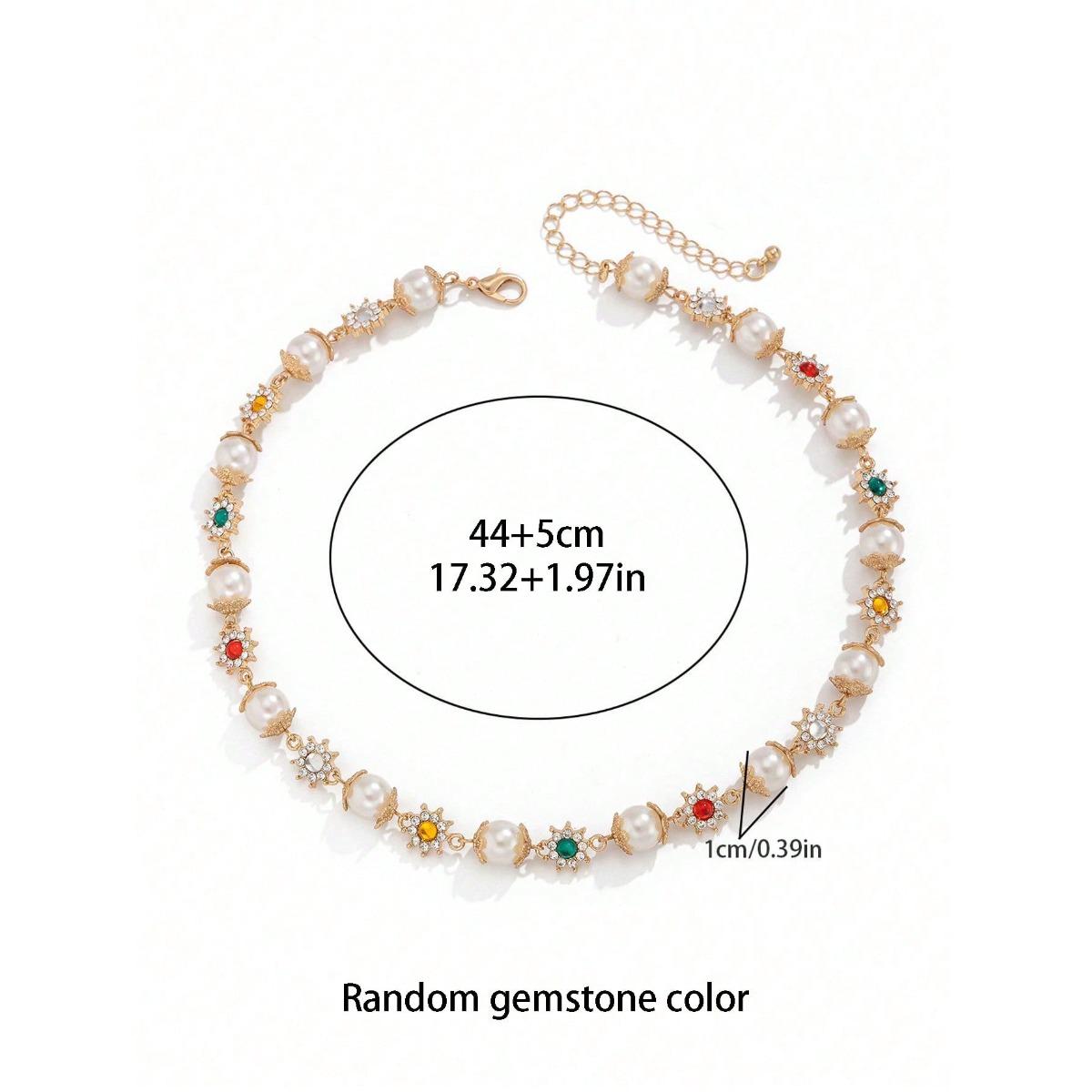 1 Shining Classic Elegant Geometric Beaded Necklace Perfect Fashion Jewelry Gift for Women's Daily Wear Vintage Luminescent Stainless Bell Pendant Steel Anime the Ring birthday festival ideal wedding bff friendship style