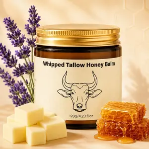 Handmade Natural Body Care Lotion, 4oz Long-Lasting Deep Moisturizing Cream, Smooth & Soft Skin, Lavender Scented, Pure Honey Butter Formula