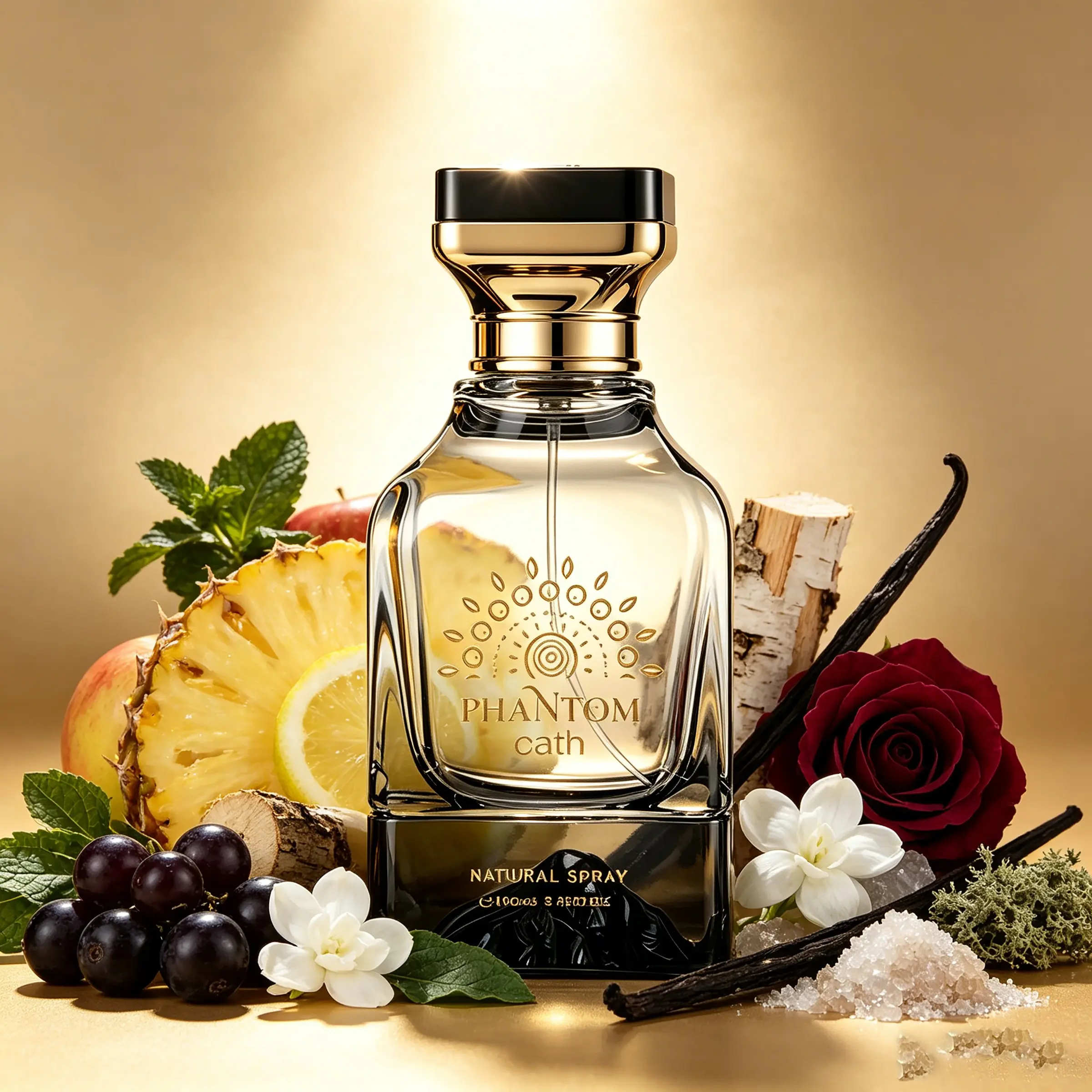 Perfume for Women and Men, Eau de Parfum (100ml) - Aromatic Woody Scent, Floral Woody Fragrance, Long-Lasting Fragrance, with Pineapple, Birch, Jasmine, Moss & Amber, Perfect Gift for Everyday Luxury