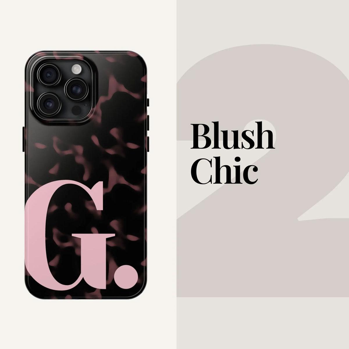 Tortoise Shell Custom Initials Phone Case, Phone Accessories, Cute Phone Case, Fashion Case, Perfect Gift for Her/Him, Phone Case for iPhone, Creative Dual Layer Case