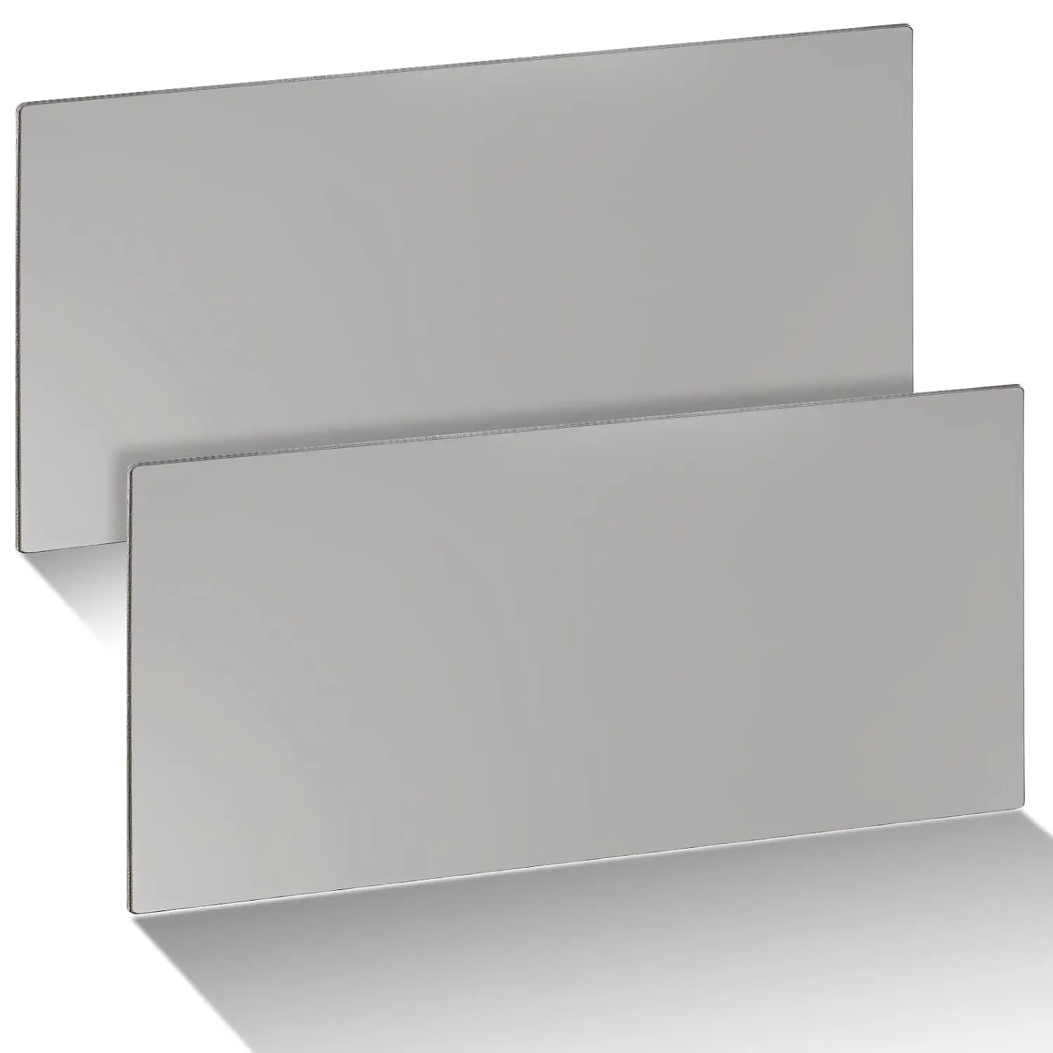 2 count 1/8 Steel Plate, 6'' x 12'' Steel Sheet | A36 Weldable Metal Plate, Hot Rolled Steel Base Plates for Structural Support and Industrial Use