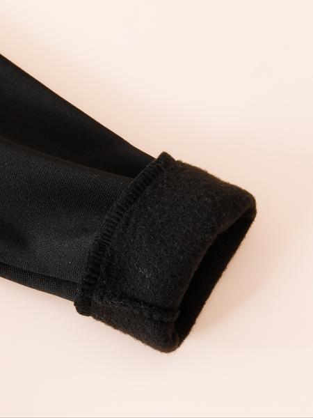 Boys' Fall & Winter Fleece Set, Dinosaur Cartoon Print Hoodie & Jogger Pants Two-Piece, Casual Warm Kids Clothing Gift Idea