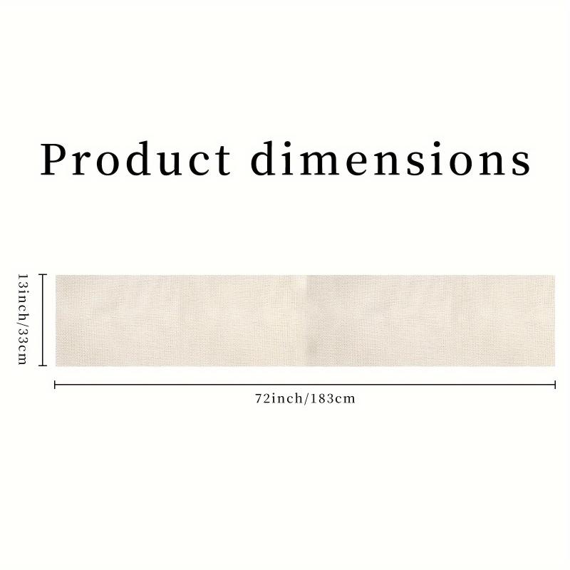 Easter Table Runner - He is Risen, Spring Holiday Party Decoration for Home & Kitchen