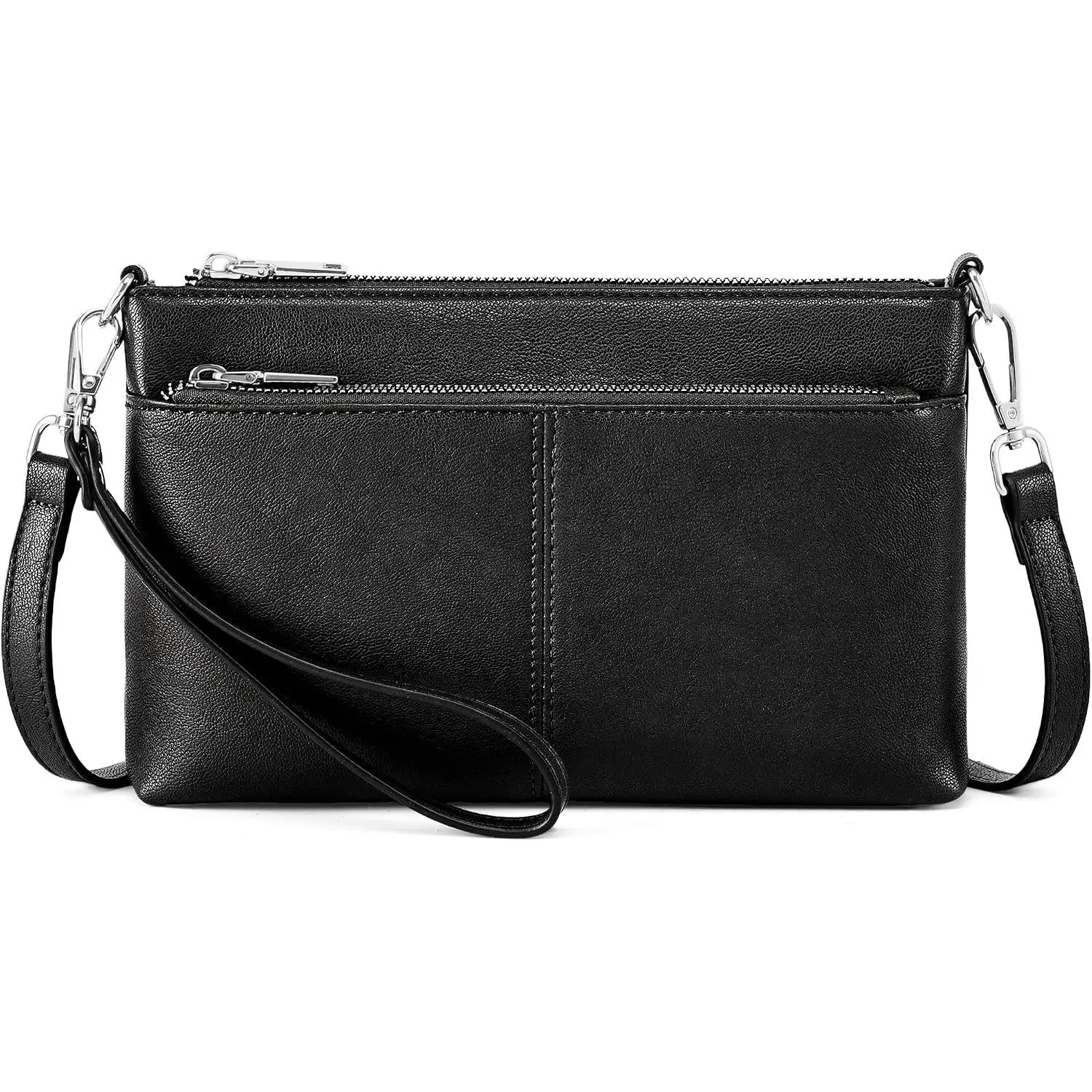 Wristlet Wallets For Women Small Rfid Crossbody Clutch Wallet Vegan Leather Trendy  Handbag for Women