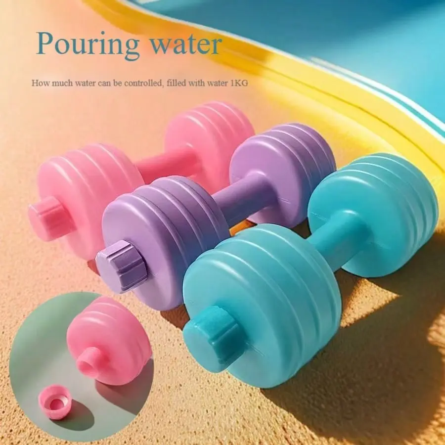 Adjustable Water-Filled Dumbbell, Portable Yoga Exercise Dumbbell, Easy-To-Carry Outdoor Strength Training Dumbbell, Compact Fitness Gear, Strength Workout Equipment