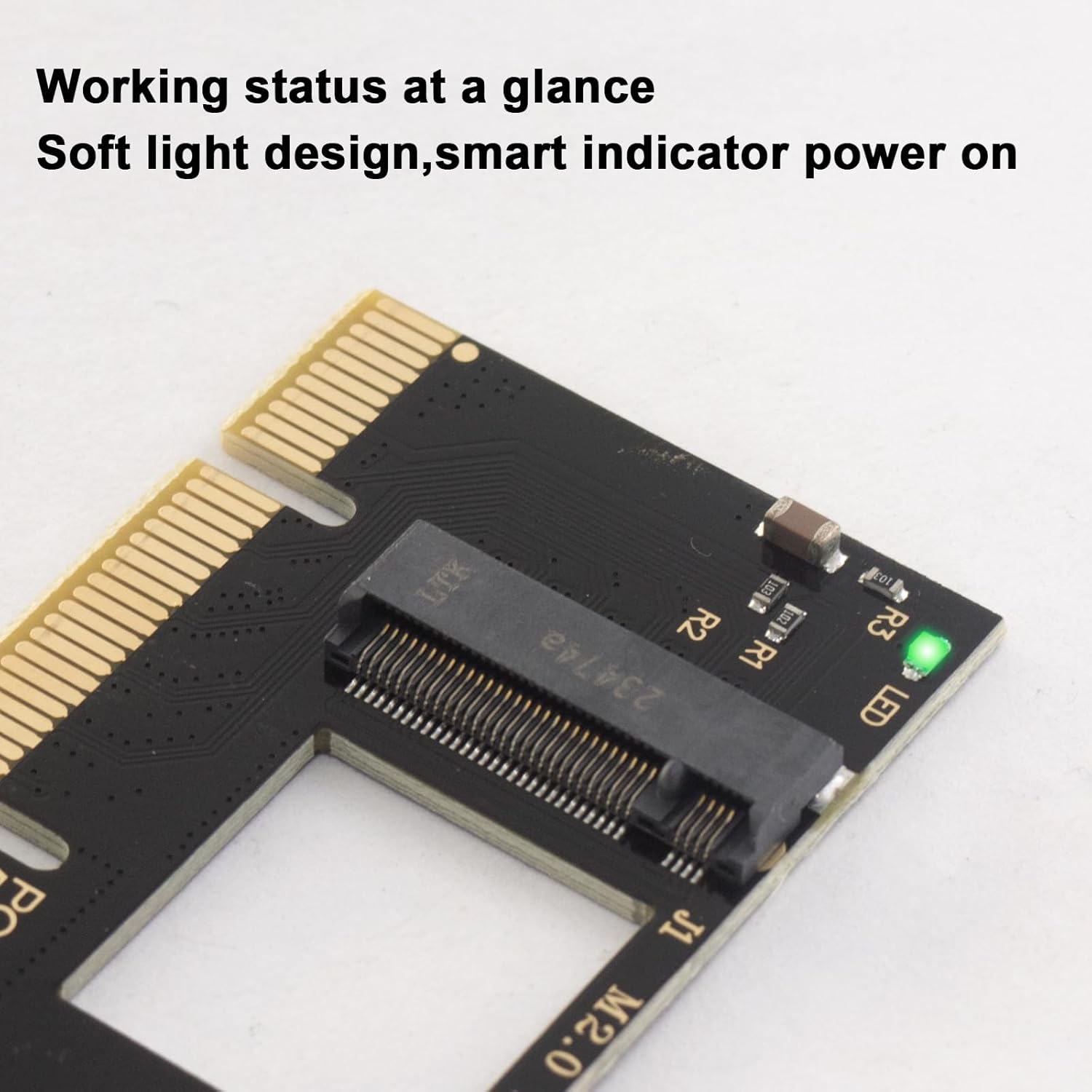M.2 NVME to PCIe X16 Adapter, NVME/AHCI SSD to PCIe Expansion Card, Supports PCI-Express X4 X8 Slots Supports The M.2 NVME SSD M.2 NVME to PCIe X16 Adapter, NVME/AHCI SSD to PCIe Expansion Card, Supports PCI-Express X4 X8 Slots Supports The M.2 NVME SSD
