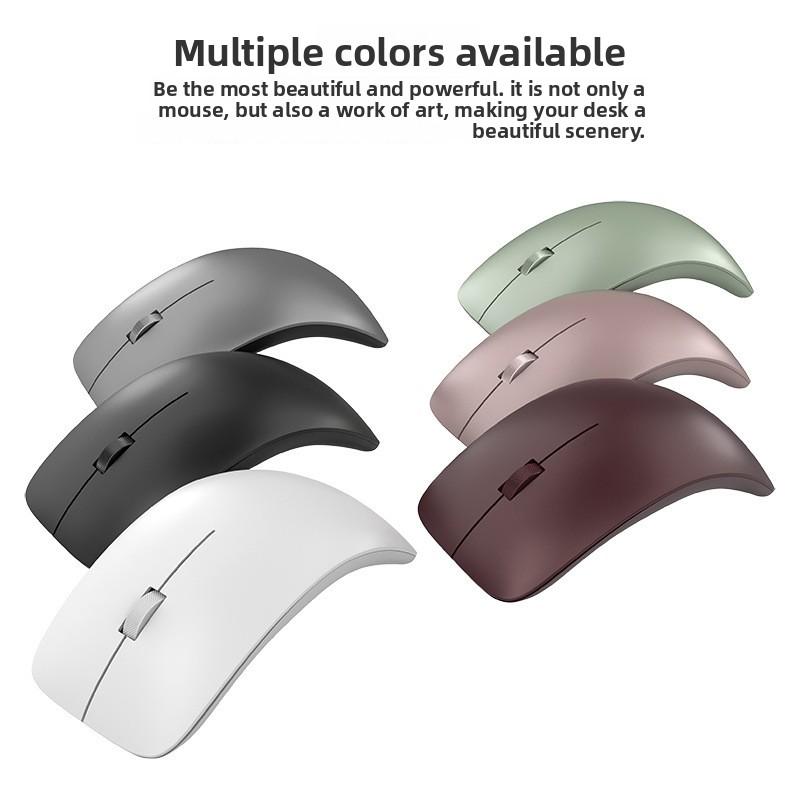 Ergonomic Vertical Wireless Bluetooth Mouse - Rechargeable Silent Upright Mouse for Office PC Laptop Daily Use